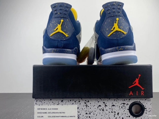 Rep TBK (PE) AJ4-1036660 Retro Michigan 4 Air Jordan 0707
